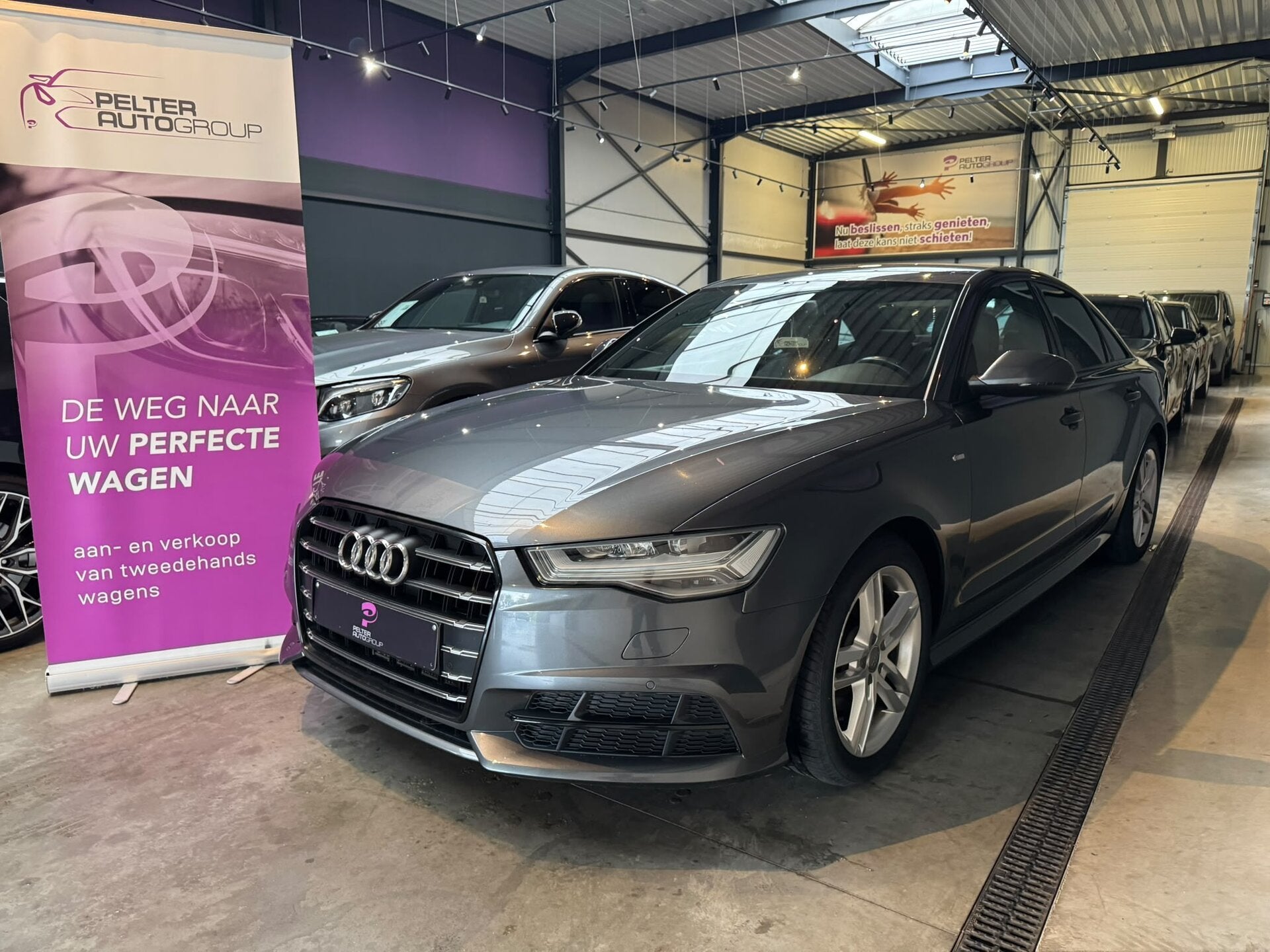Audi A6 1.8 TFSI Ultra S-Line Automaat, Autos, 0 kg, Argent ou Gris, Achat, Euro 6