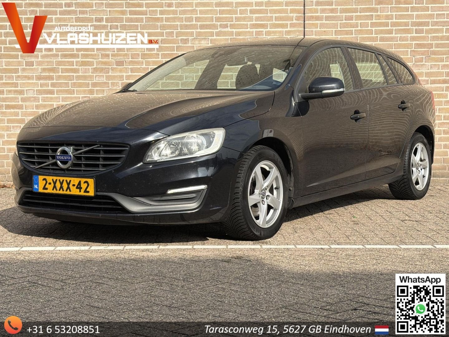 Volvo V60 2.0 D4 Kinetic | climatisation | Cruise | Navi | P, Autos, Achat, Entreprise, Boîte manuelle, Noir
