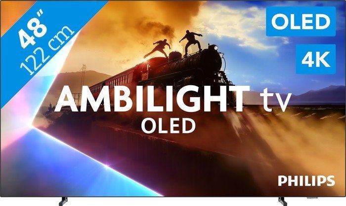 Philips Ambilight 48'' OLED760 4K (2025) Smart TV, TV, Hi-fi & Vidéo, Enlèvement, Philips, Smart TV