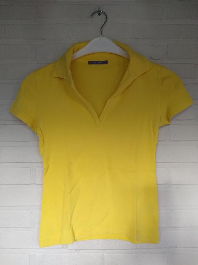 Gele polo, Zero Basic, maat 36, Ophalen, Geel, Zero Basic, Zo goed als nieuw