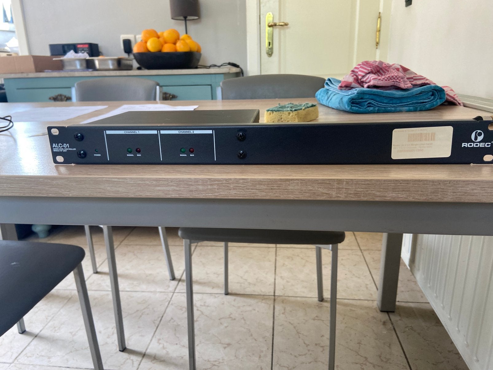 Rodec ALC-01 Limiter 19 inch rack unit, Ophalen of Verzenden, Zo goed als nieuw