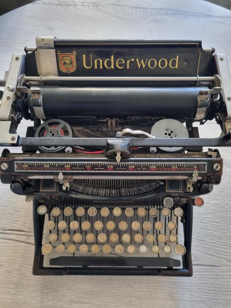 Underwood typemachine, Ophalen