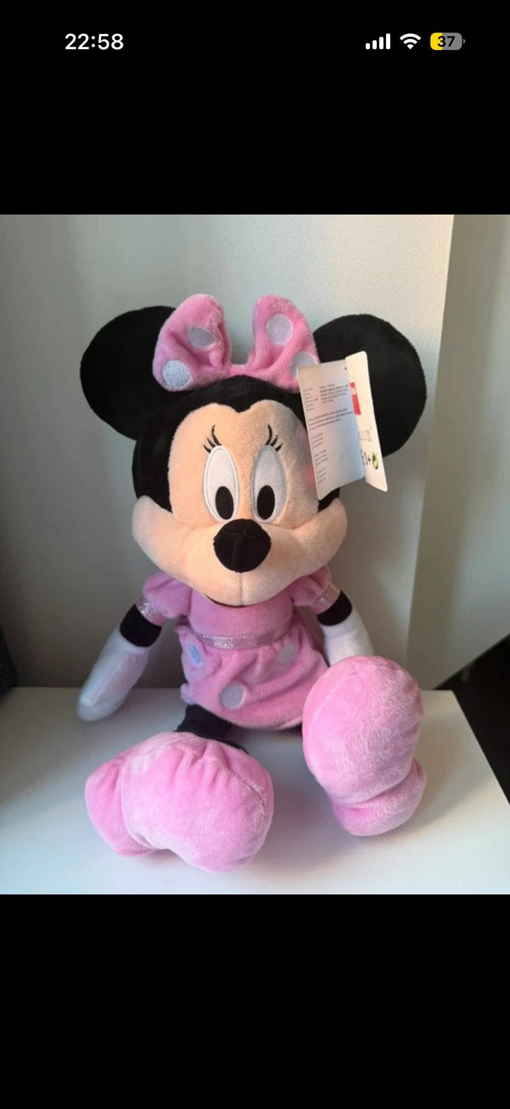 Minie Mouse Disney knuffel NIEUW, Disney, Ophalen, Zo goed als nieuw
