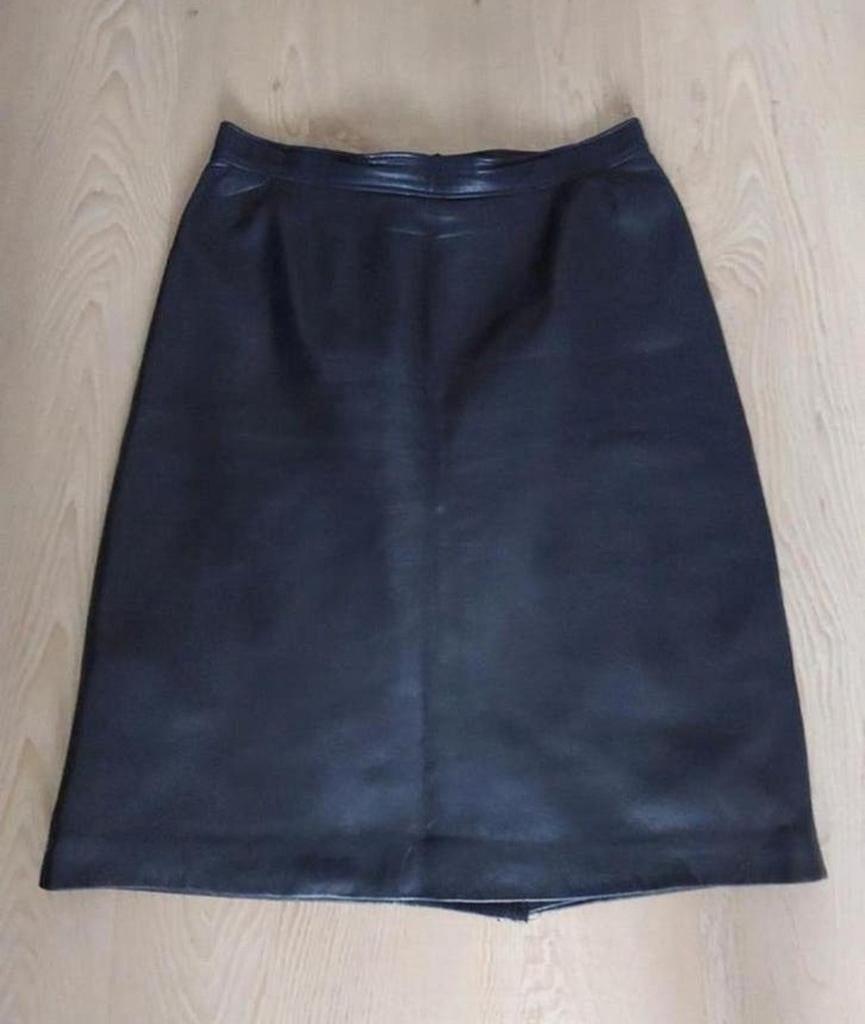 Lederen rok, Kleding | Dames, Rokken, Ophalen of Verzenden, Maat 38/40 (M), Blauw