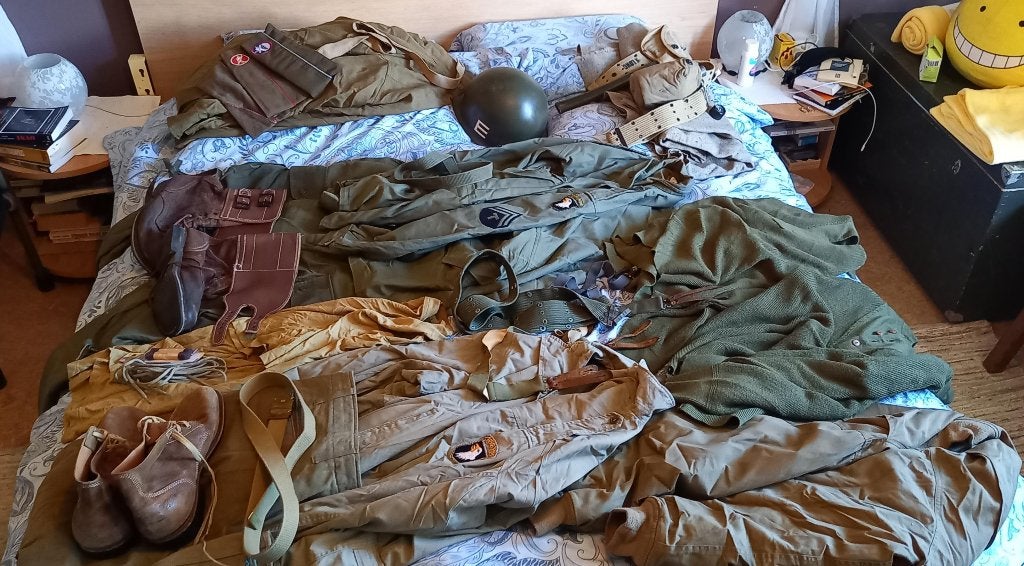 Uniformes U.S. ww2, Enlèvement