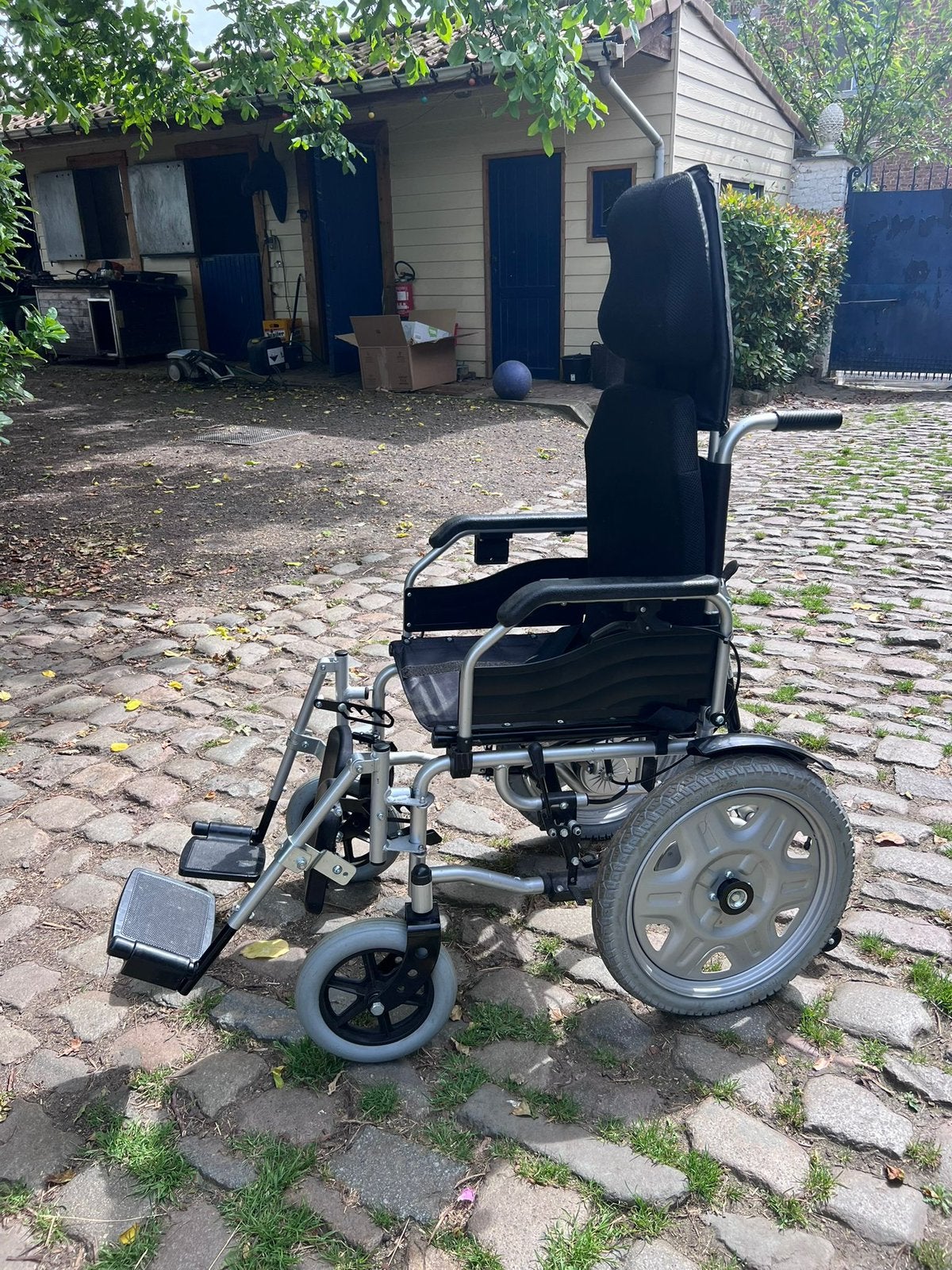 Fauteuil roulant électrique pliant, Enlèvement, Pliant, Comme neuf, Fauteuil roulant électrique