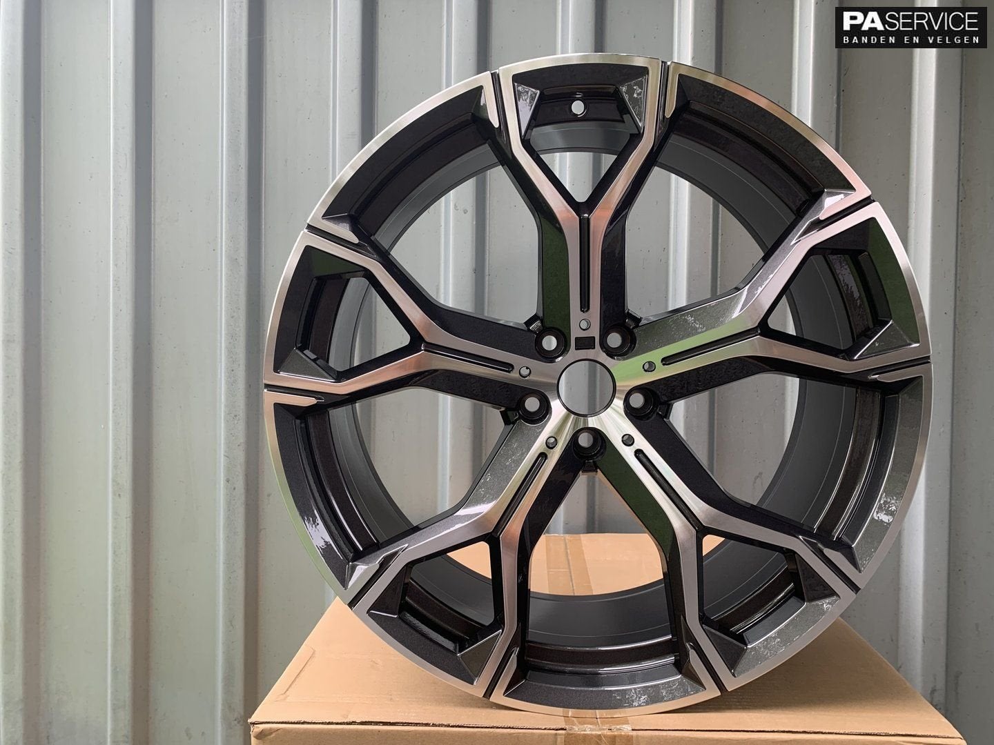 Nieuw 22 inch Antraciet Gepolijst BMW X5 G05 X6 Breedset, Neuf, Pneus et Jantes, -, Autres dimensions