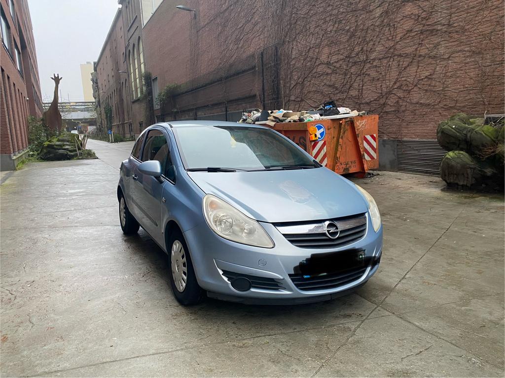 Opel corsa 1.0 benzine bwj 2007 met keuring verkoop, Stof, 65 kW, Bedrijf, 3 cilinders