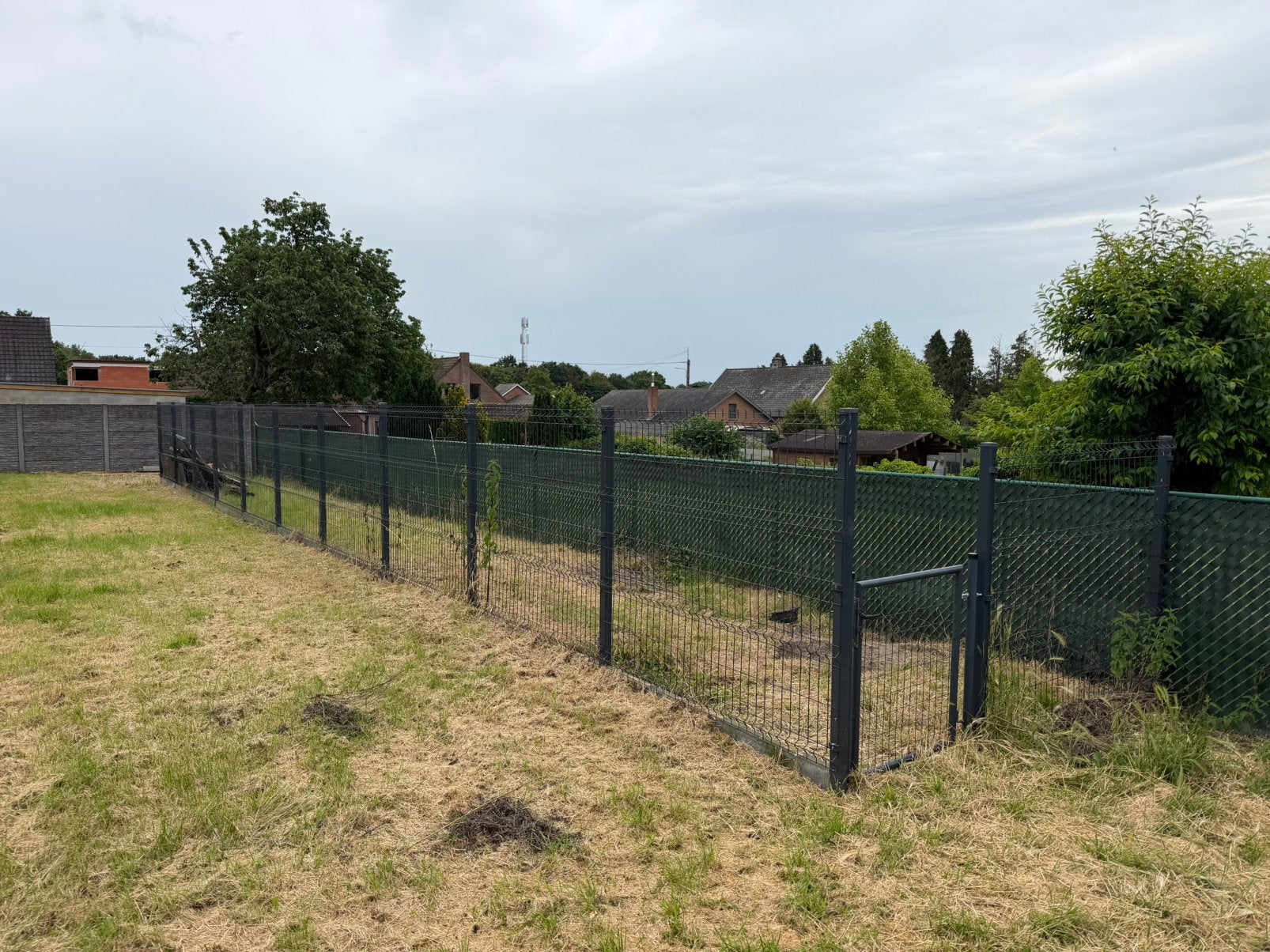 Clotures de 25 m avec portes, Enlèvement, Comme neuf