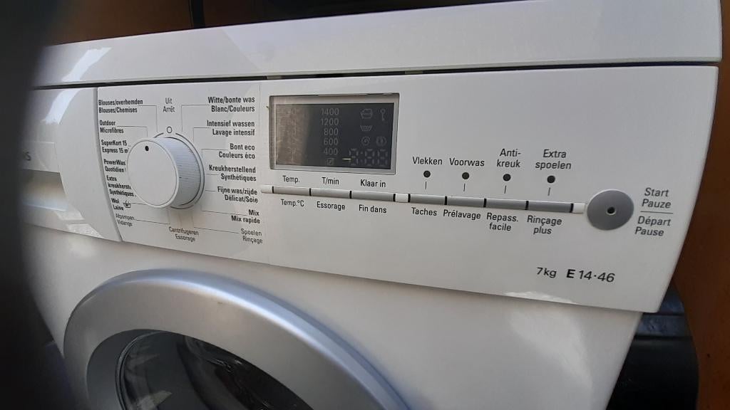 Wasmachine, Elektronische apparatuur, Wasmachines, Ophalen, Gebruikt, Voorlader, 85 tot 90 cm