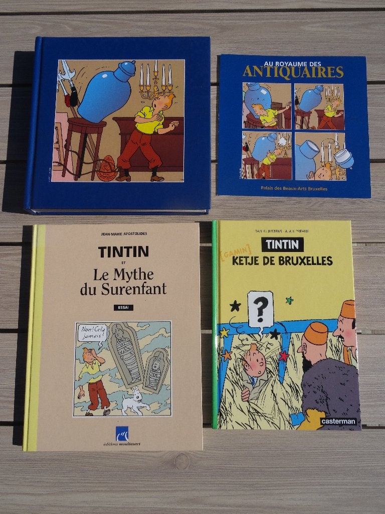 Tintin - lot 3 livres, Ophalen of Verzenden, Zo goed als nieuw, Hergé., Meerdere stripboeken
