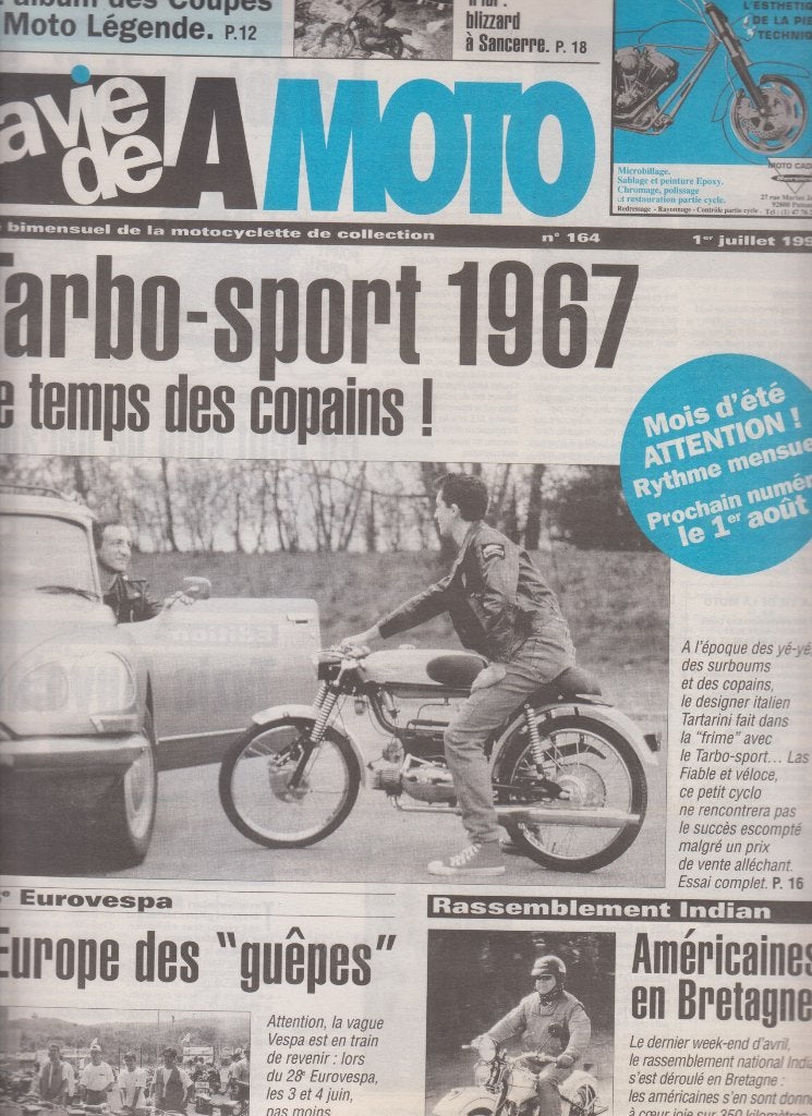1967 Cyclomoteur Tarbo Sport collection, Verzenden, Gelezen