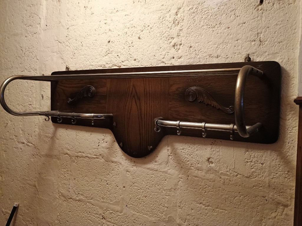 Porte-manteau mural vintage., Moins de 100 cm, Portemanteau mural, Enlèvement, Utilisé