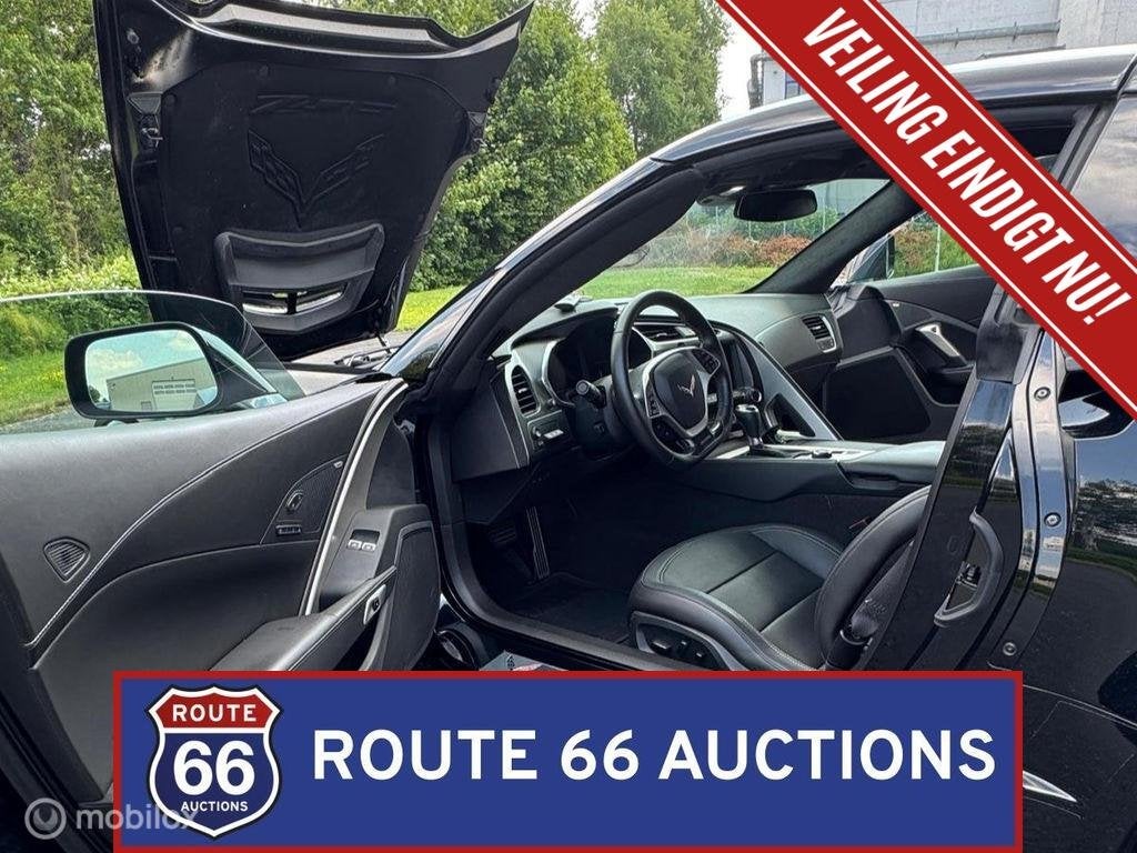 Chevrolet Corvette C7 Z06 | 2018 | Route 66 Auctions, Gebruikt, Zwart, Bedrijf, Overige carrosserie