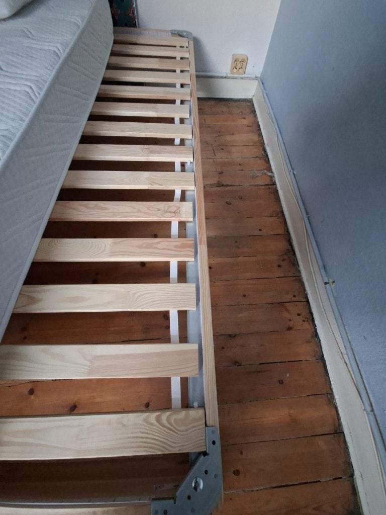 IKEA LATTENBODEM, Ophalen, Tweepersoons, 140 cm, Zo goed als nieuw