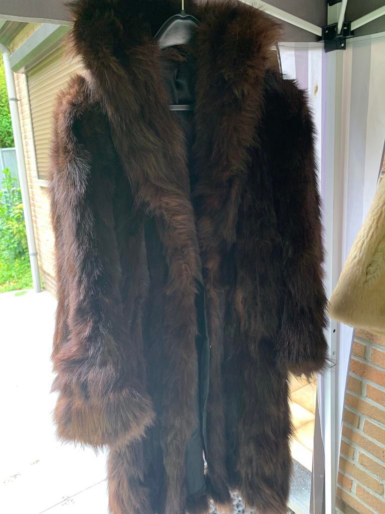 Korte en lange (nep)bontjas, Vêtements | Femmes, Vestes | Hiver, Enlèvement, Porté, Taille 42/44 (L), Autres couleurs