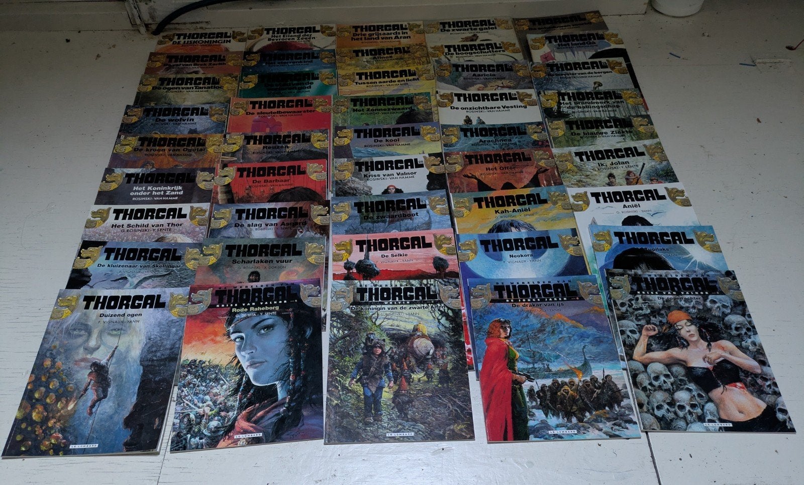 Thorgal sc 45x 1tm41 1e druk, Boeken, Complete serie of reeks, Ophalen of Verzenden, Zo goed als nieuw, Rosinski-Van Hamme