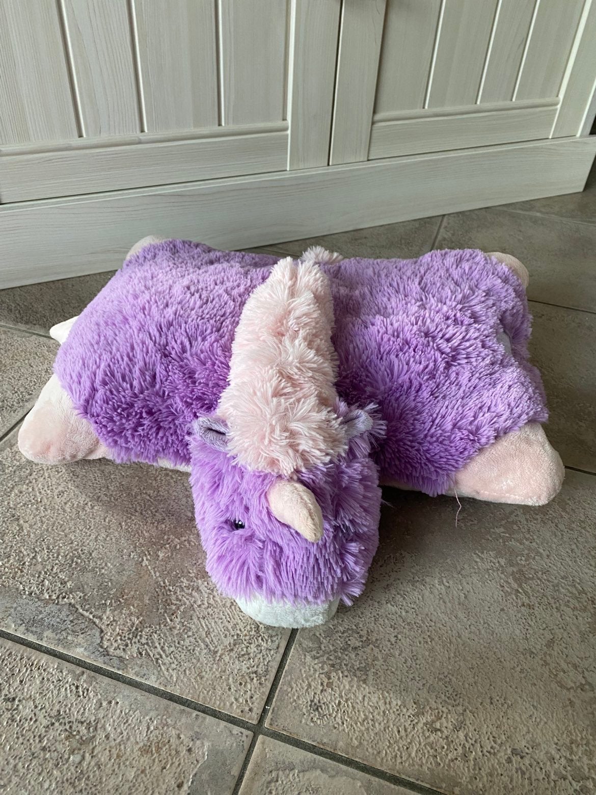 Swizzels unicorn kussen, Ophalen, Zo goed als nieuw, Paars