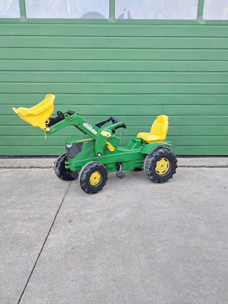 Speelgoed tractor John Deere 6210R - traptrekker - voorlader, Kinderen en Baby's, Speelgoed | Buiten | Skelters, Zo goed als nieuw
