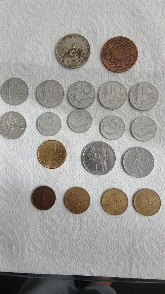 Un lot de pièces anciennes italiennes, Envoi