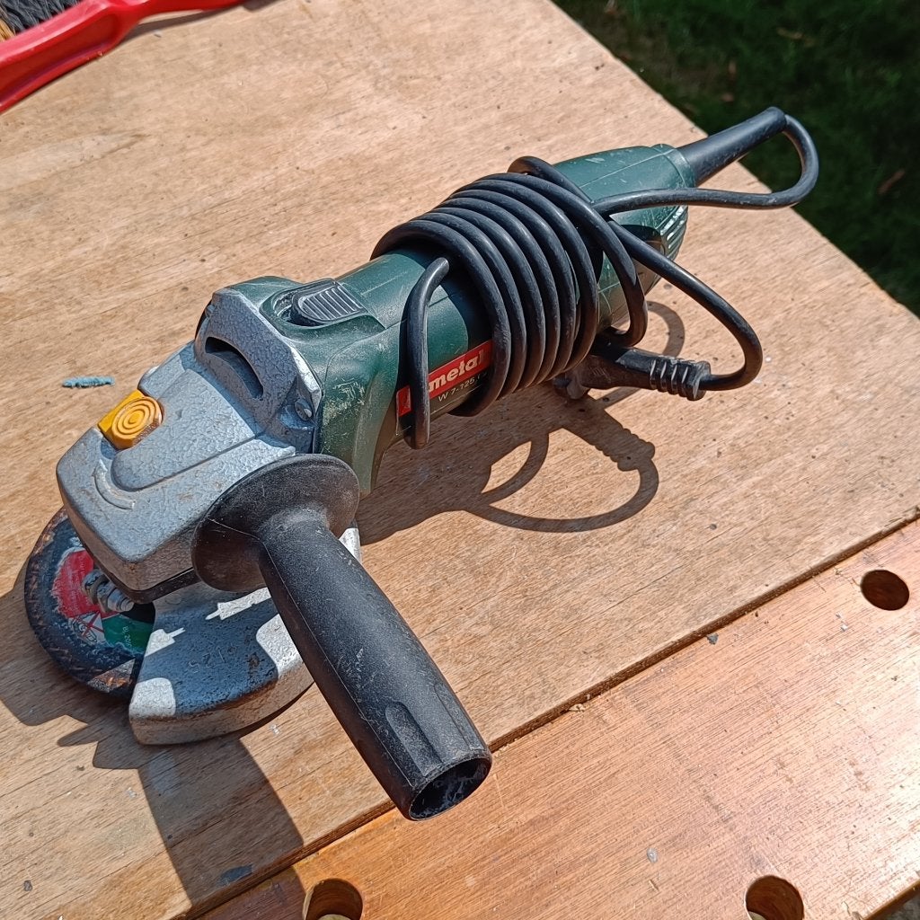 Metabo W7-125 Quick Haakse slijper, Ophalen, Zo goed als nieuw, 700 tot 1000 watt, Haakse handslijpmachine