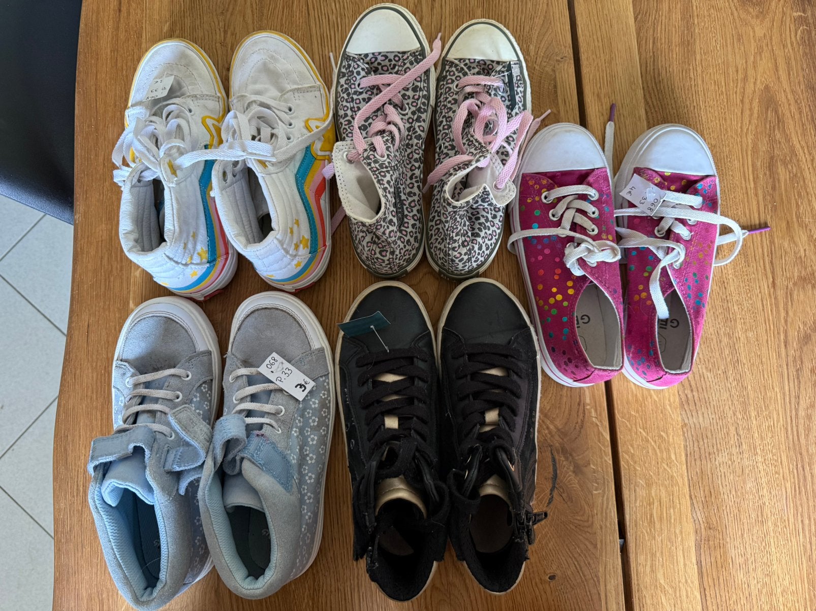 Lot de chaussures P33, Ophalen, Gebruikt, Meisje, Schoenen