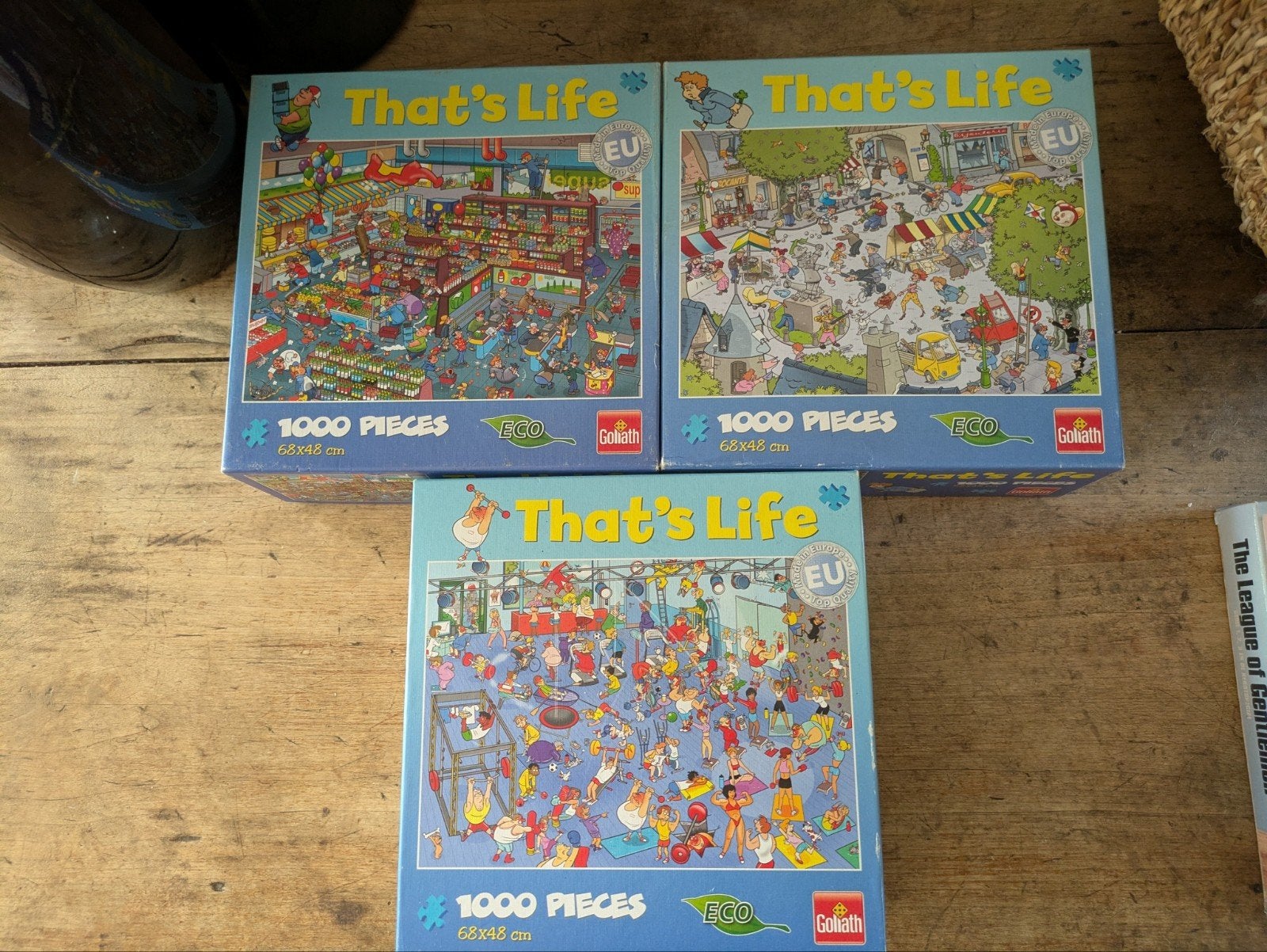 3 puzzels Goliath That's Life 1000 stukjes / samen 10 euro, Ophalen, 500 t/m 1500 stukjes, Nieuw, Legpuzzel