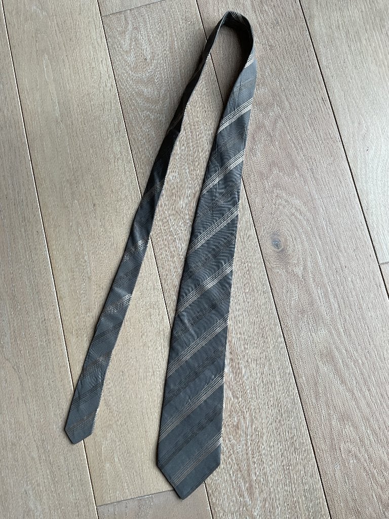 stropdas taupe, Vêtements | Hommes, Cravates, Enlèvement ou Envoi, Comme neuf, À motif