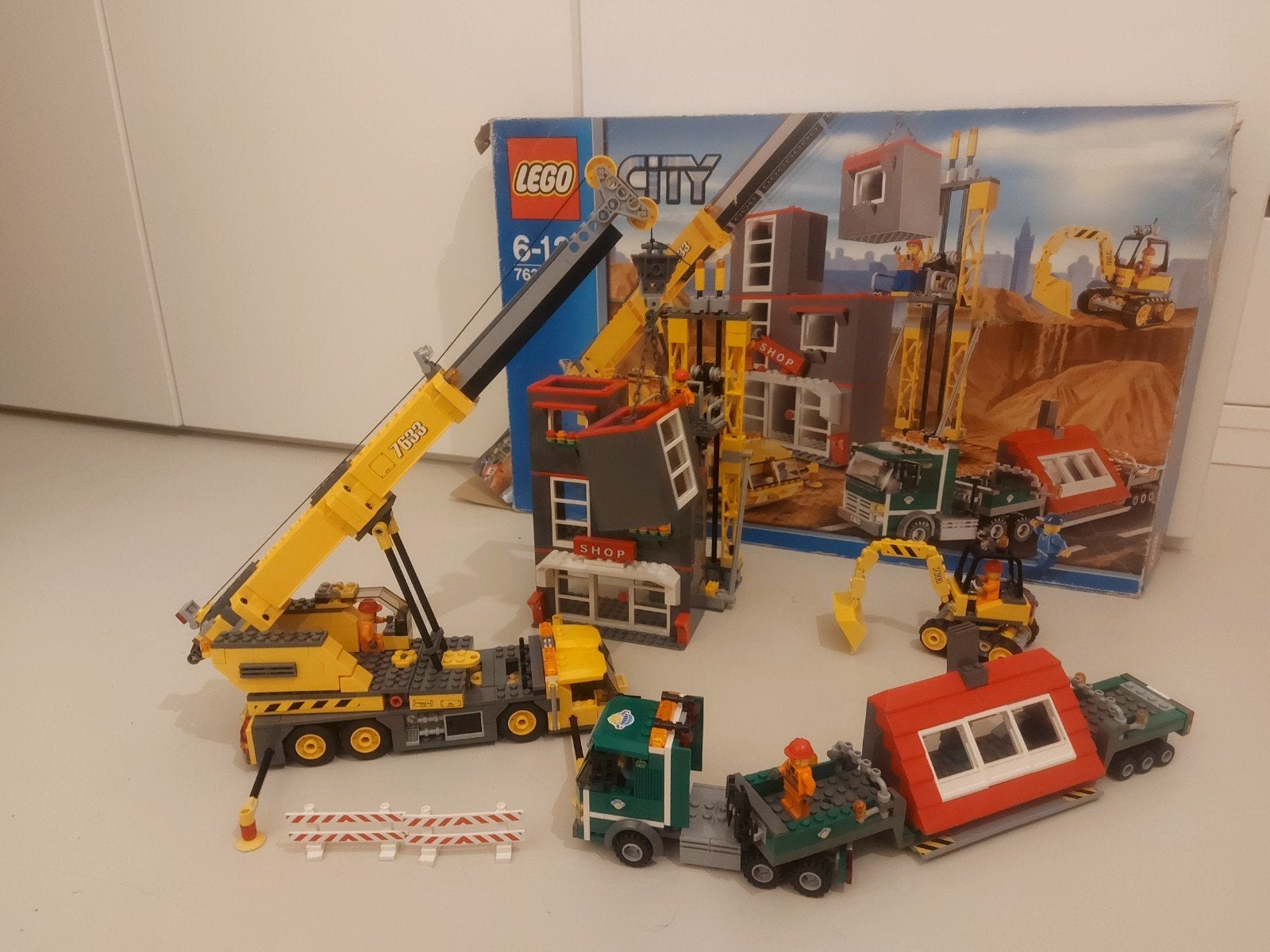 LEGO City 7633 – Construction Site – compleet, Ophalen, City, Lego, Zo goed als nieuw