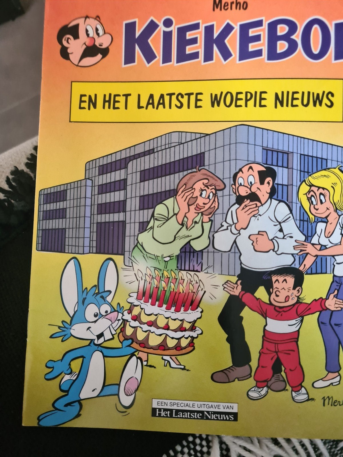 Kiekeboe en het Laatste Woepie Nieuws, Boeken, Ophalen of Verzenden