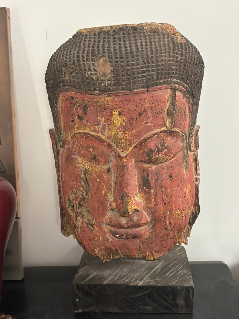 Tete de bouddha khmer, Enlèvement ou Envoi, Utilisé