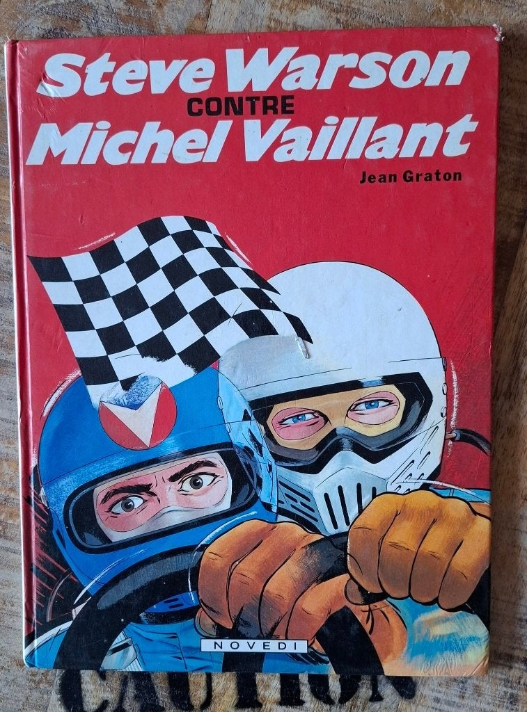 BD MICHEL VAILLANT #38 Steve vs Michel Edit.Novedi E.O. 1981, Gelezen, Jean Graton, Eén stripboek, Ophalen of Verzenden