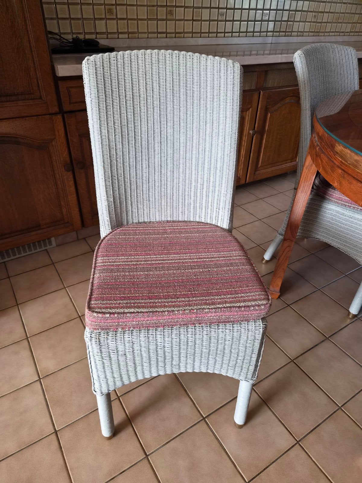 6 rieten stoelen, Antiek en Kunst, Ophalen