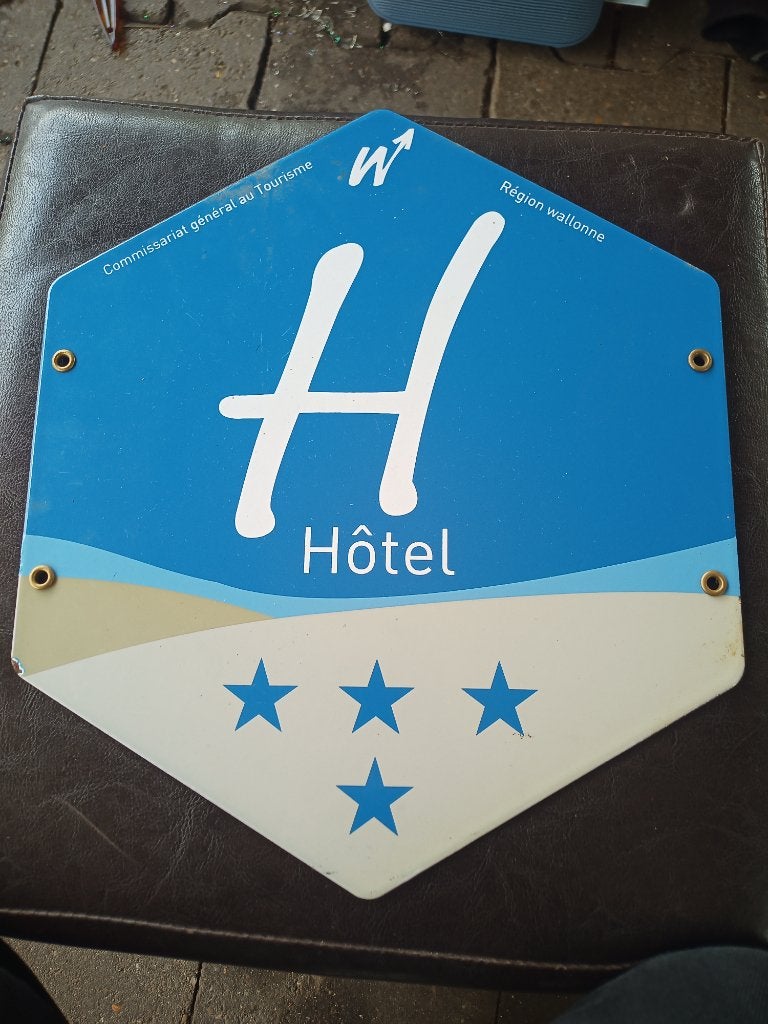 Plaque émaillée en parfait état, Enlèvement