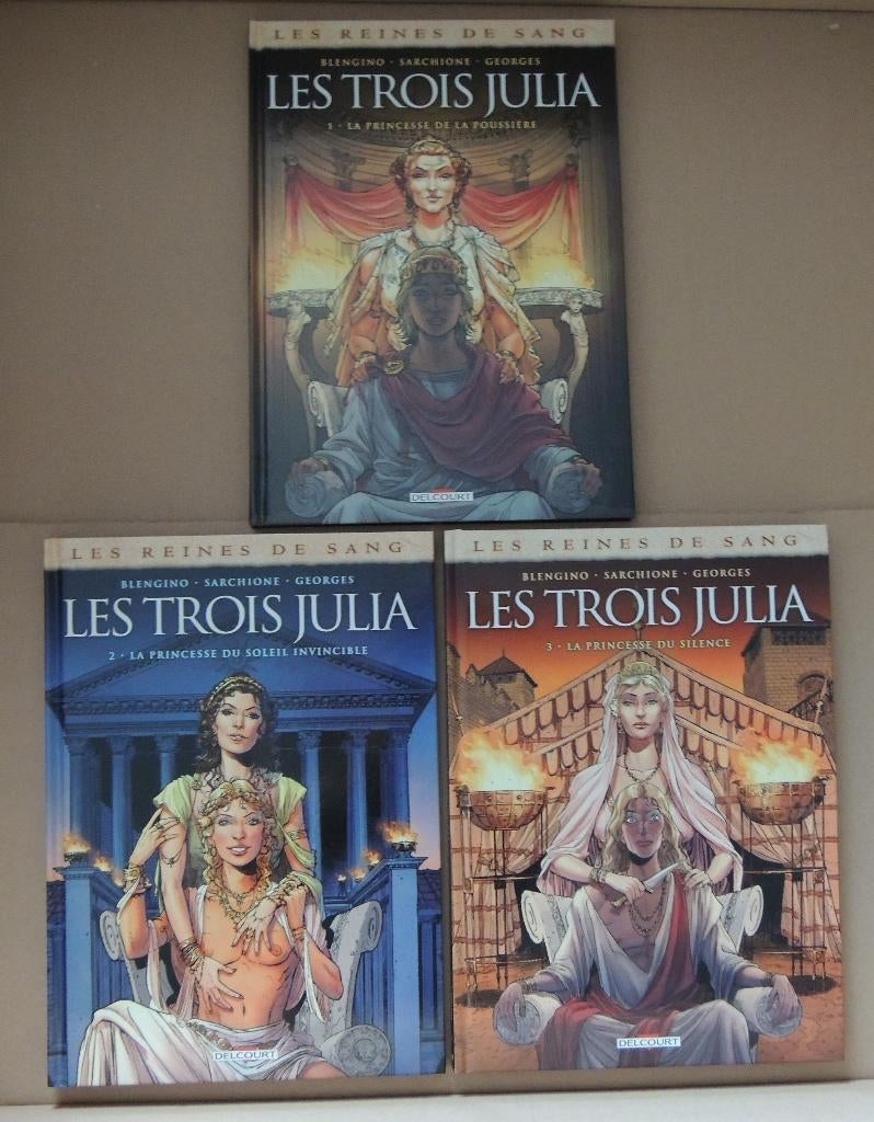 Les reines de sang Les trois Julia EO 3 tomes, Enlèvement ou Envoi, Luca Blengino, Série complète ou Série, Comme neuf