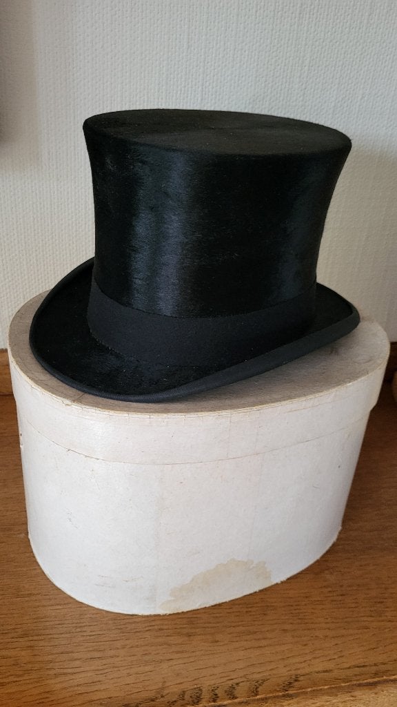 Hoge Hoed (Top Hat) Wilson & Co London, Kleding | Heren, Ophalen, Zo goed als nieuw, Wilson & co, Hoed