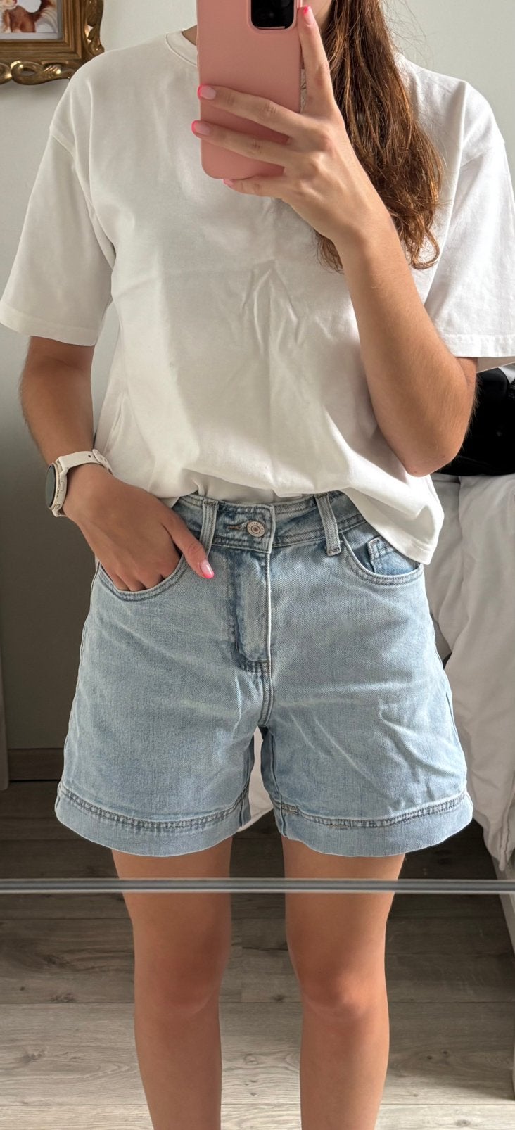Jeans short dames, Ophalen of Verzenden, Zo goed als nieuw, Maat 34 (XS) of kleiner