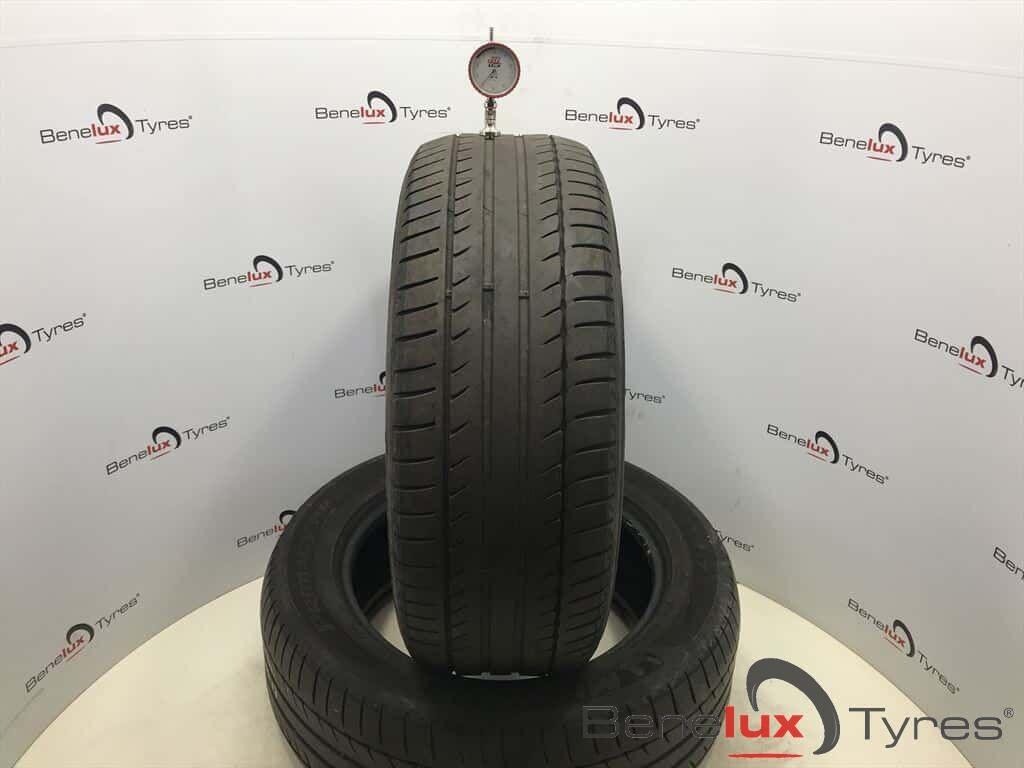 2 of 4 225/55R17 97W Michelin Primacy 225/55 R17 225/55/17, Auto-onderdelen, Banden en Velgen, Ophalen, Gebruikt, -, -
