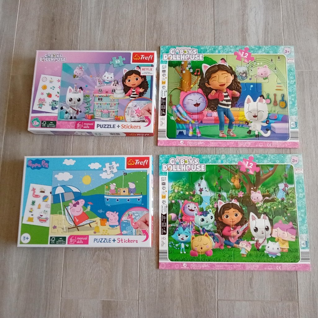 Kinder puzzels, Ophalen, 10 tot 50 stukjes, Zo goed als nieuw, 2 tot 4 jaar