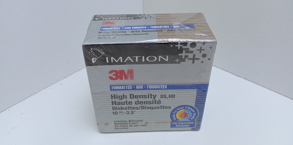 10 NIEUWE DISKETTES HIGH DENSITY FORMATTED IBM, Computers en Software, Beschrijfbare discs, Ophalen of Verzenden, Nieuw