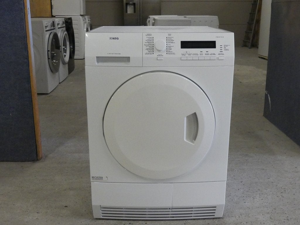Droogkast Condens AEG 8 Kg B  Klasse met 3 mnd garantie, Elektronische apparatuur, Ophalen, Anti-kreukfase, Zo goed als nieuw