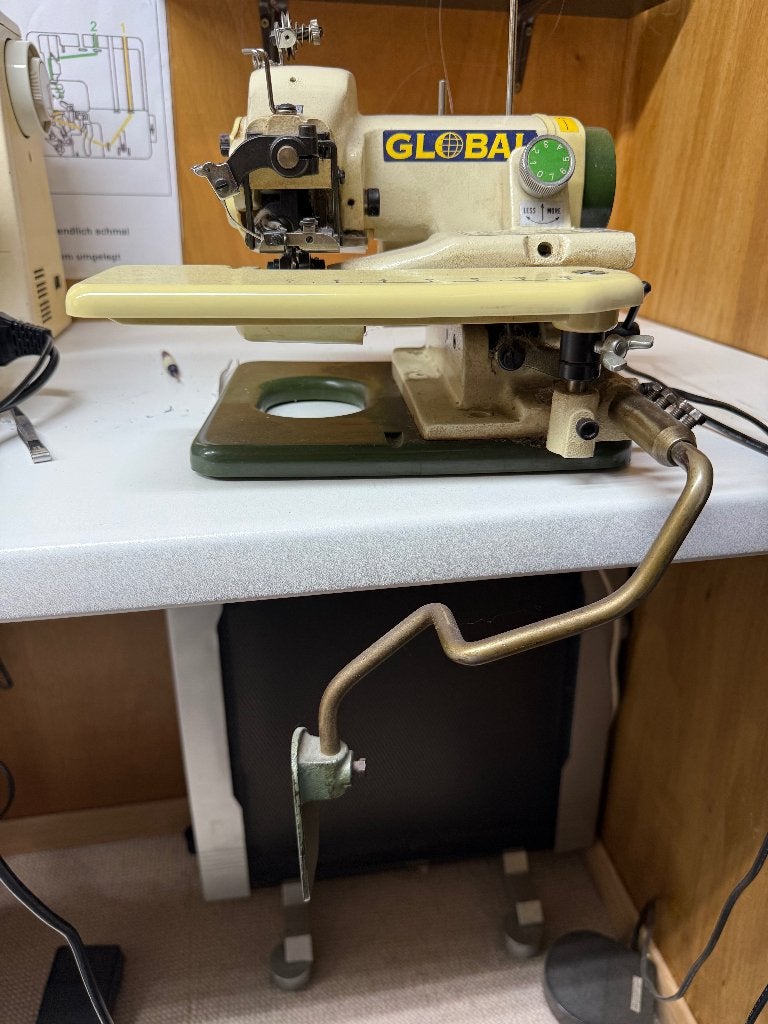 Blindzoom naaimachine GLOBAL BM210, Ophalen, Naaimachine, Overige merken, Industrieel