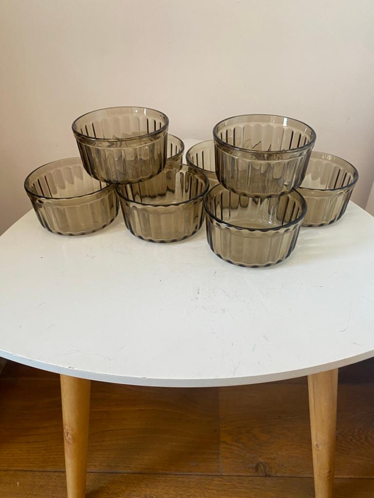 Arcopal 8 vintage ramekis, Ophalen of Verzenden, Zo goed als nieuw