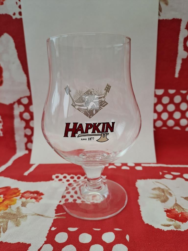 1 bierglas Hapkin, Verzamelen, Ophalen, Nieuw, Bierglas