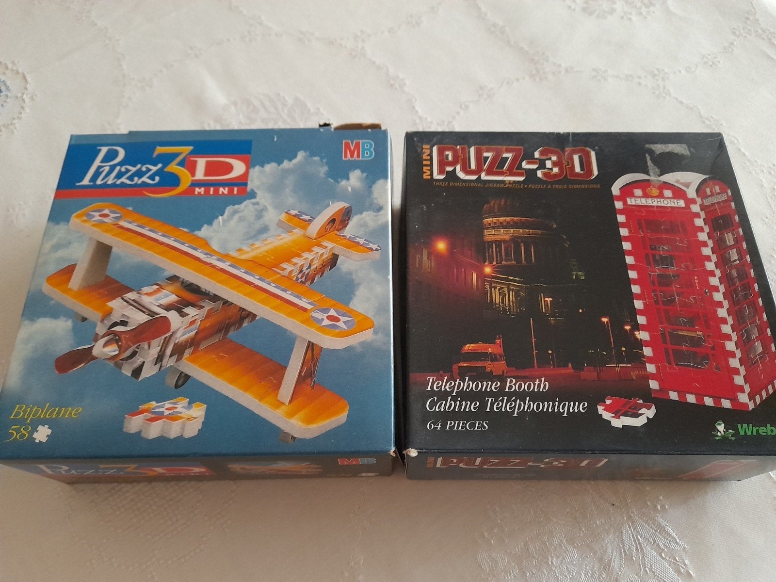 Puzz 3D Mini - Tweedekker & Telefooncel, Ophalen of Verzenden