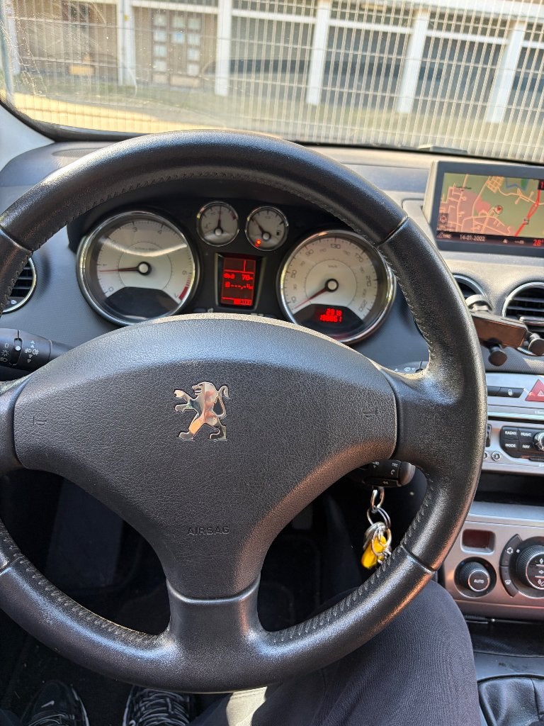 Peugeot 308, Auto's, Euro 5, Stof, Zwart, Zwart