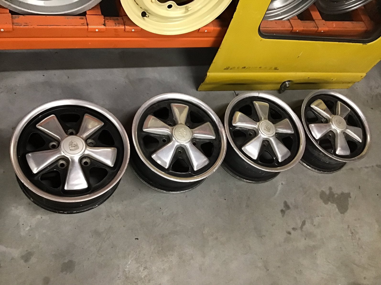 Fuchs velgen 14 duim voor Porsche, Enlèvement, Jante(s)