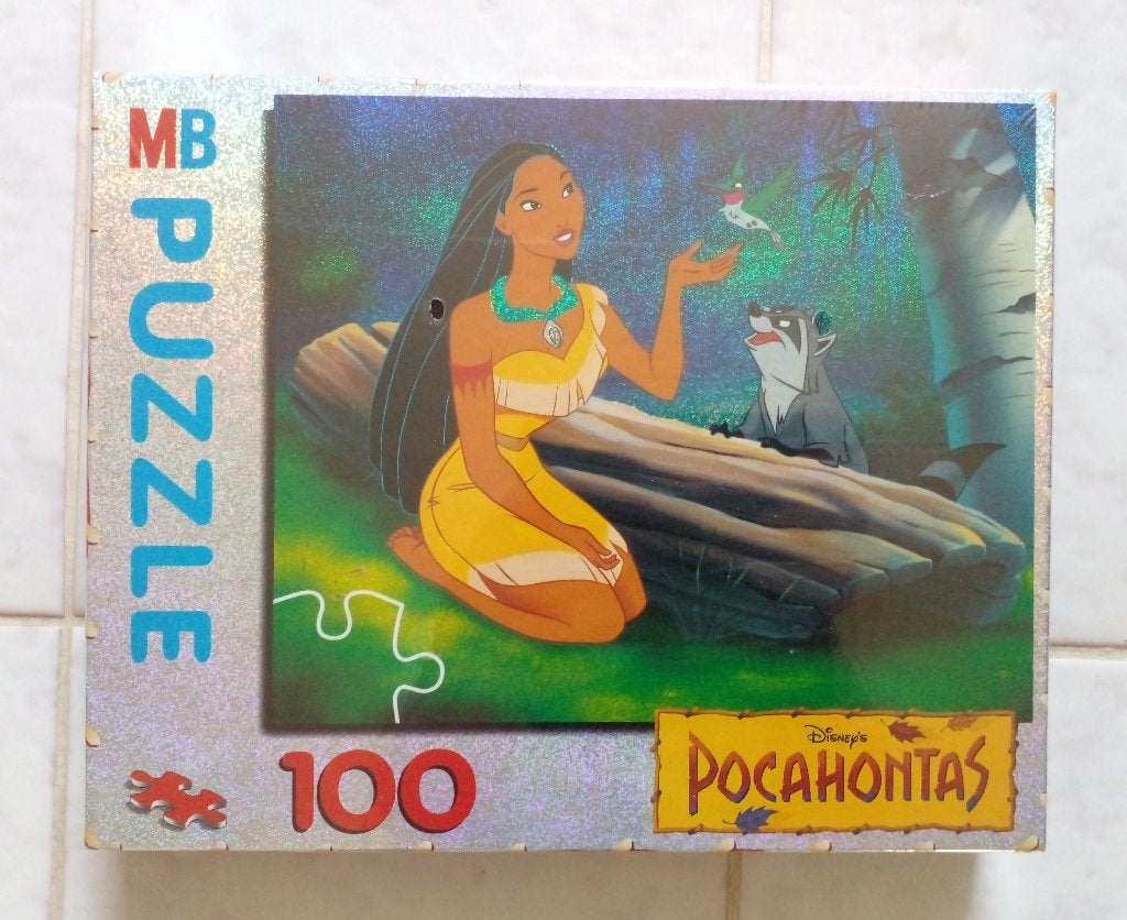 MB Puzzel DISNEY Pocahontas 100 stukjes NIEUW, Enlèvement, Plus de 50 pièces, Neuf, 6 ans ou plus