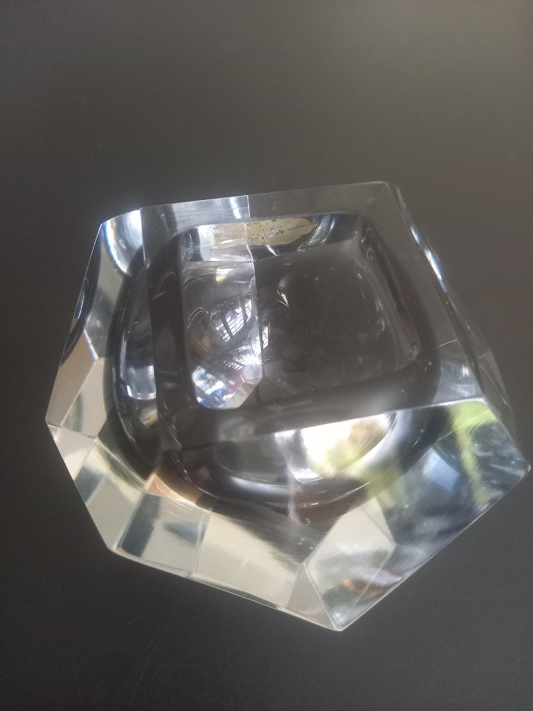 Murano sommerso Flavio Poli diamand cut jarenb60/70, Ophalen of Verzenden
