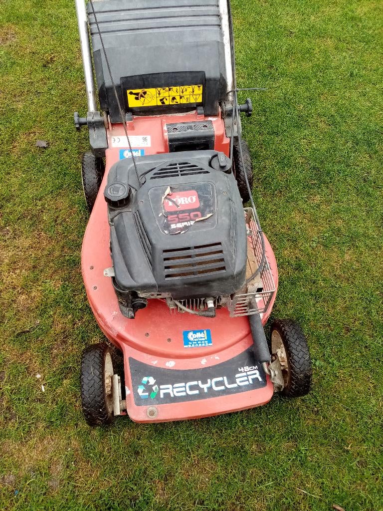 Toro duwmaaier, Tuin en Terras, Grasmaaiers, Ophalen, Gebruikt, 40 t/m 49 cm, Opvangbak